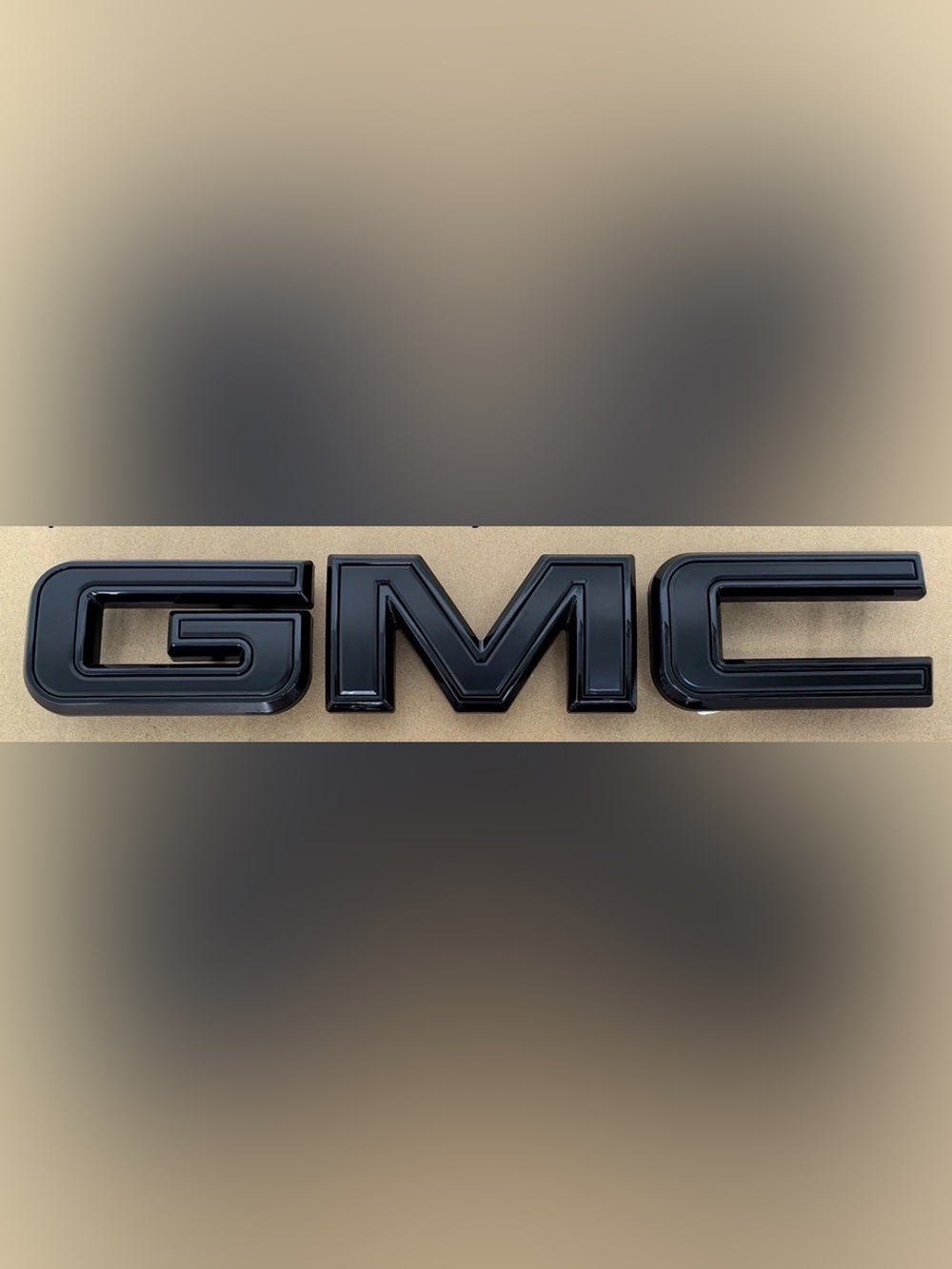 OEM  Black GMC Emblem for 2019 to 2026 GMC trucks and SUVs